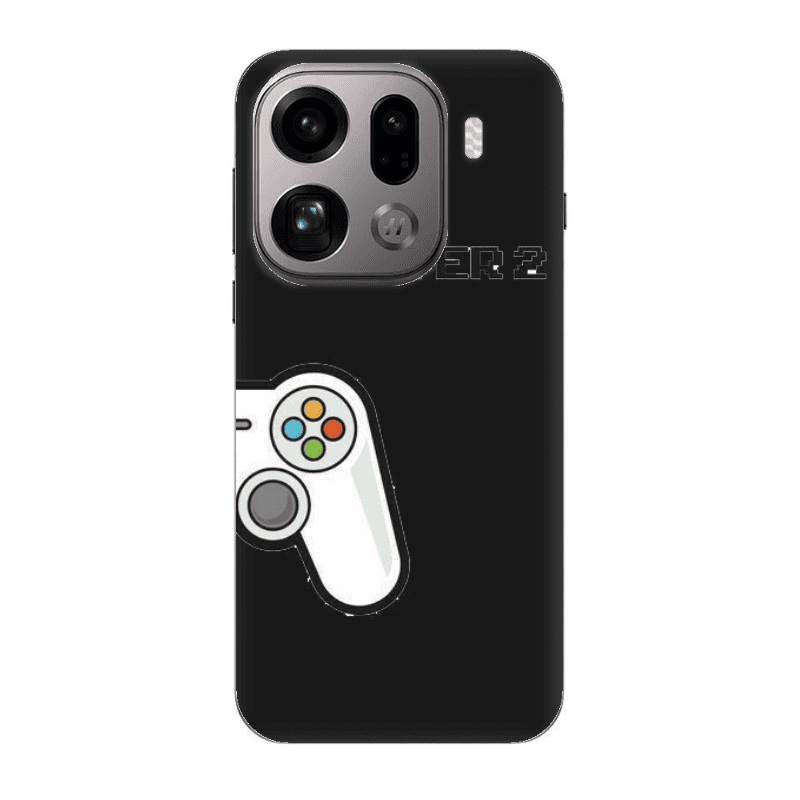 Oppo Find X9 Pro Player 2 Black Colored Silicone TPU Θήκη